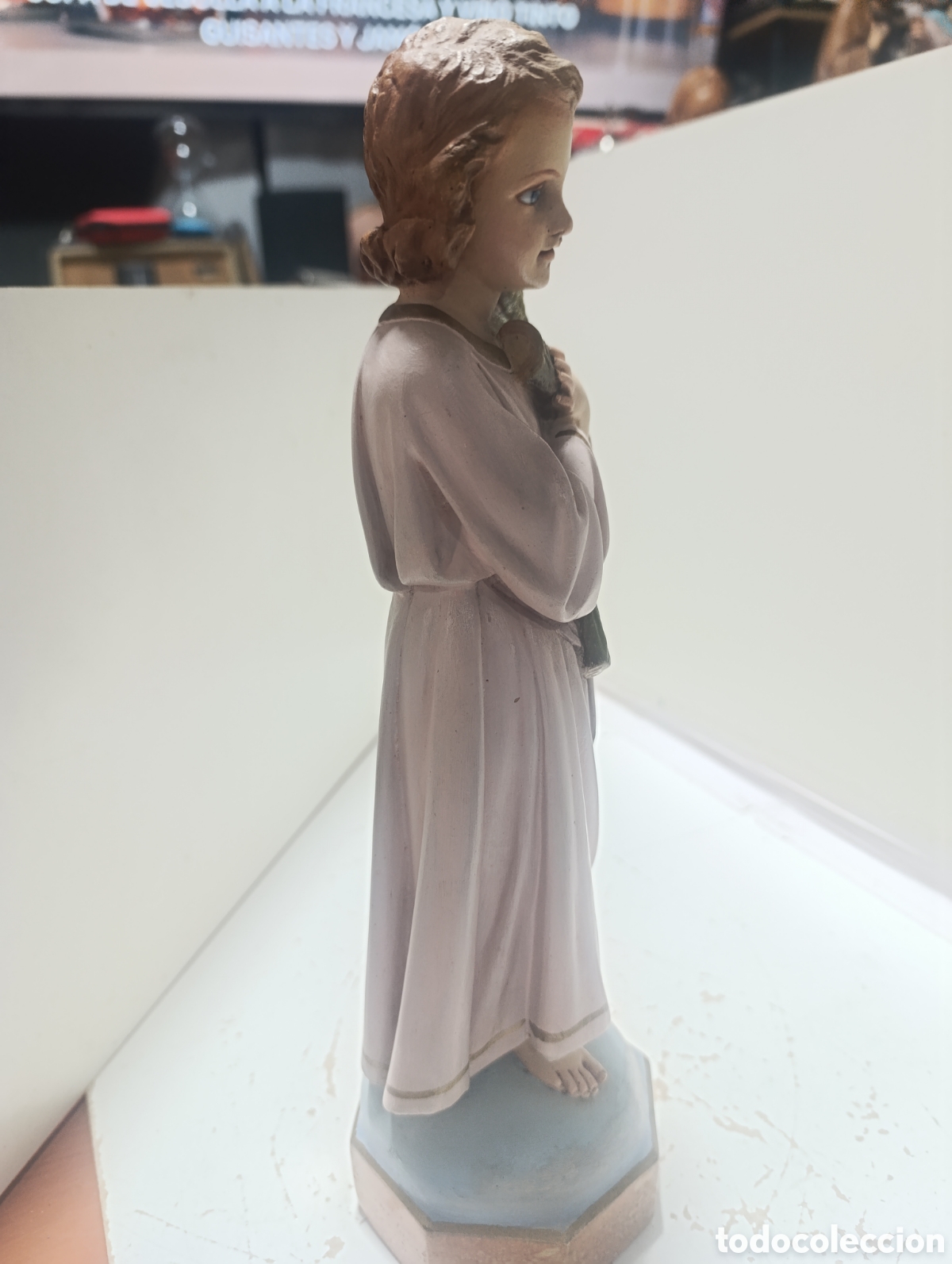 Antig&uuml;edades: Ni&ntilde;o Jes&uacute;s con cruz . - Foto 5