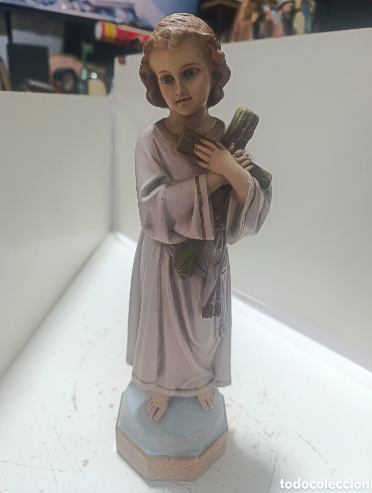 Antig&uuml;edades: Ni&ntilde;o Jes&uacute;s con cruz . - Foto 9