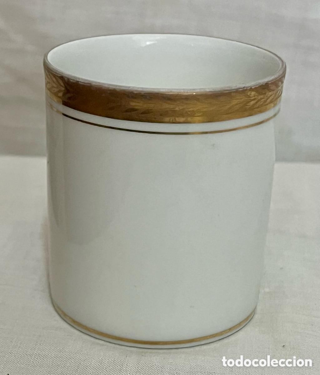 Antig&uuml;edades: Taza porcelana Francesa - Foto 2
