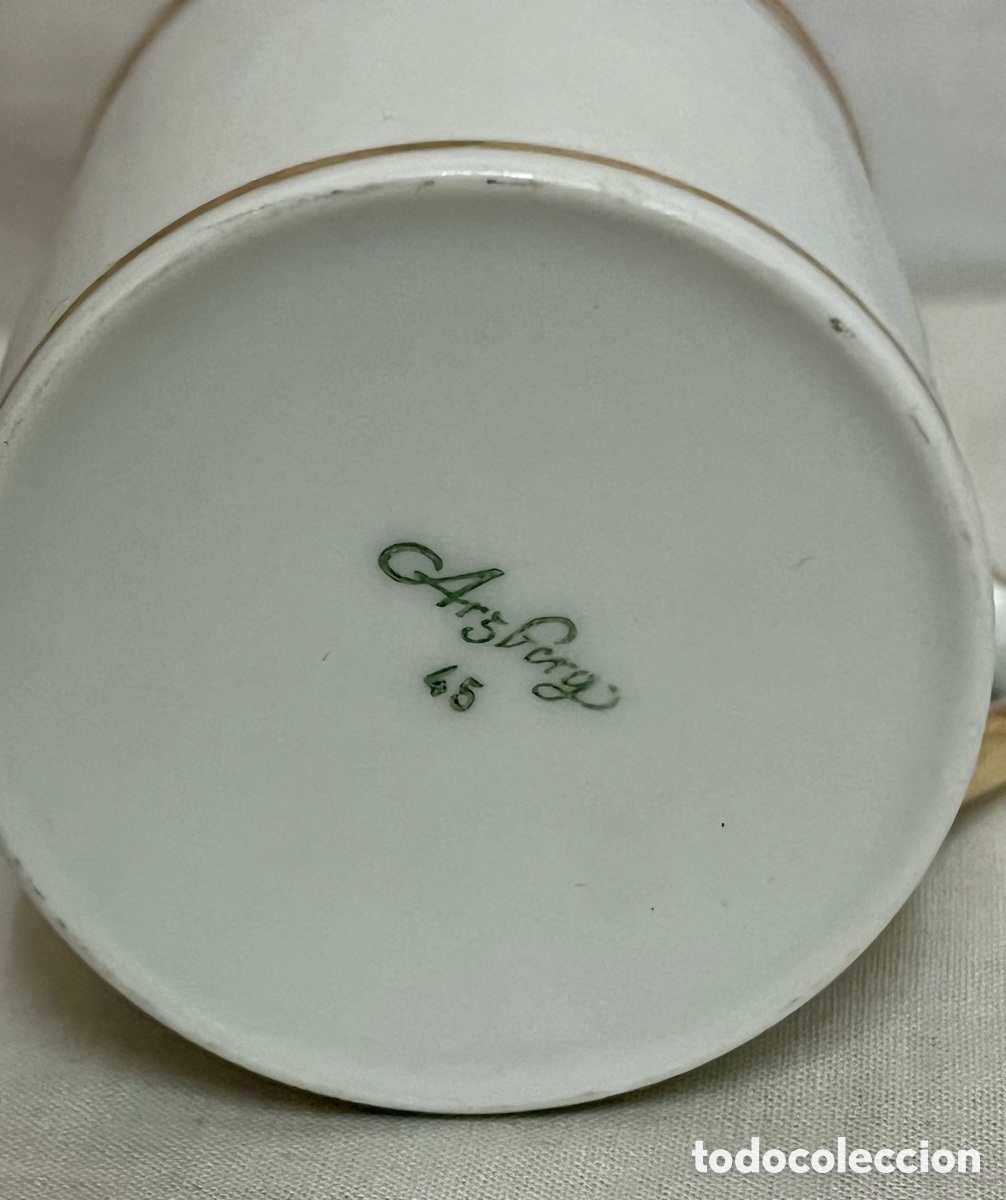Antig&uuml;edades: Taza porcelana Francesa - Foto 5
