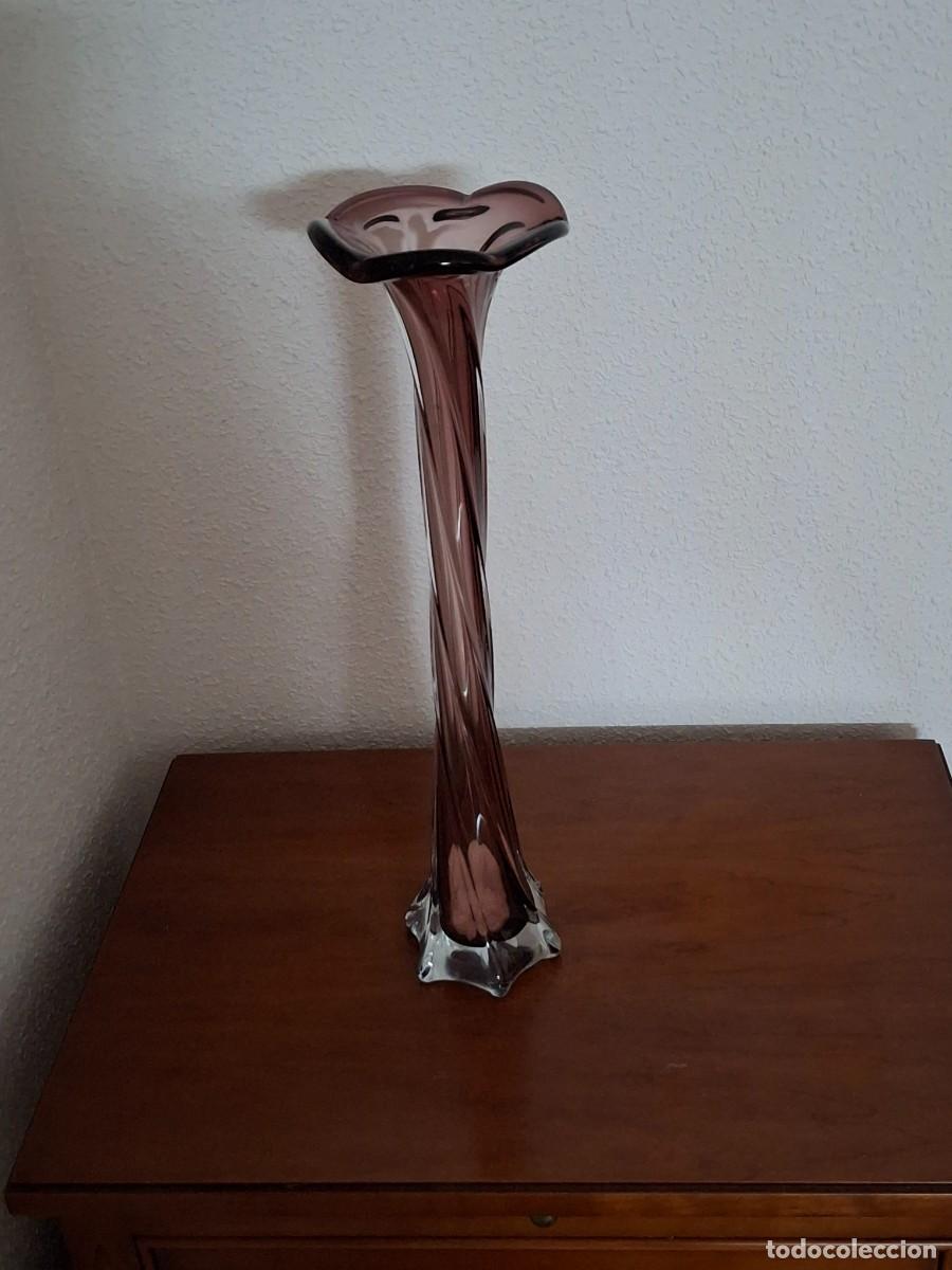 Antig&uuml;edades: Jarr&oacute;n de murano con dise&ntilde;o en espiral - Foto 3