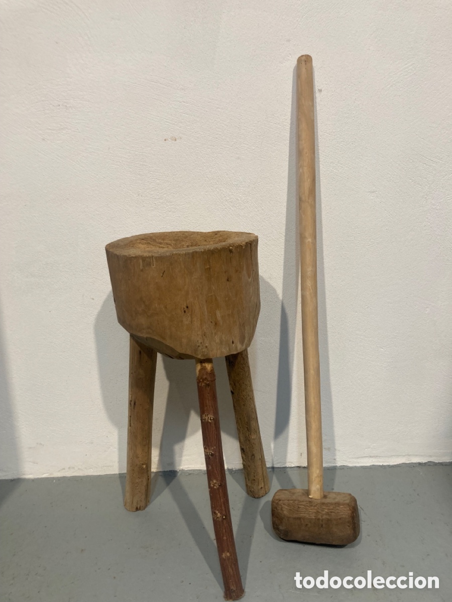 Antig&uuml;edades: Antiguo toc&oacute;n con mazo - Foto 2