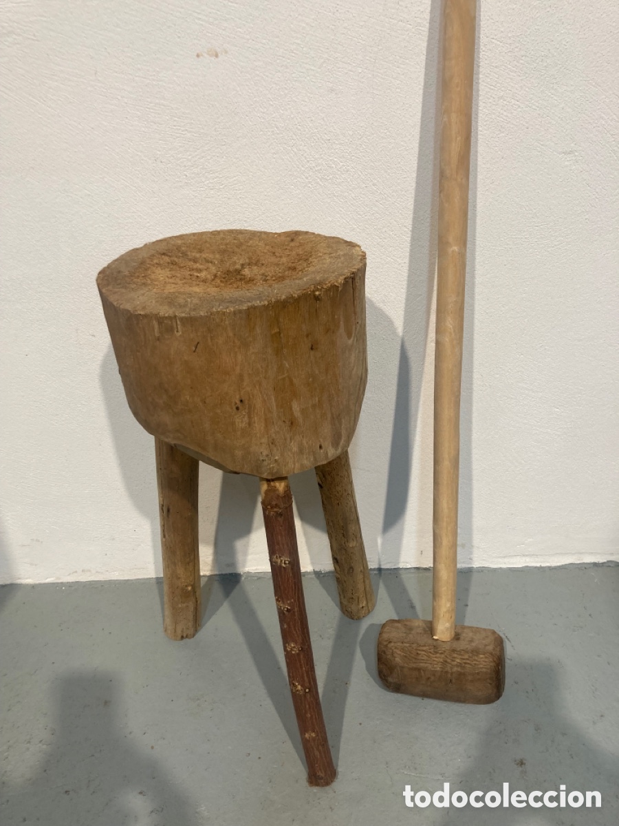 Antig&uuml;edades: Antiguo toc&oacute;n con mazo - Foto 3