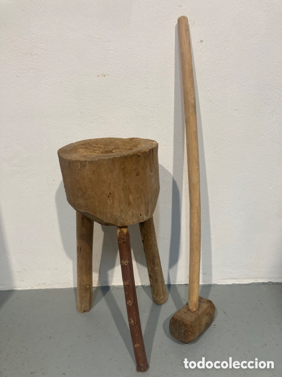 Antig&uuml;edades: Antiguo toc&oacute;n con mazo - Foto 1