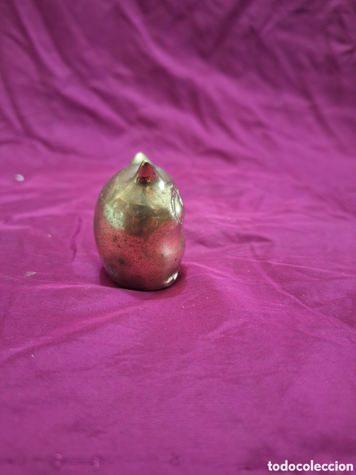 Antig&uuml;edades: Buho de la suerte de bronce - Foto 2