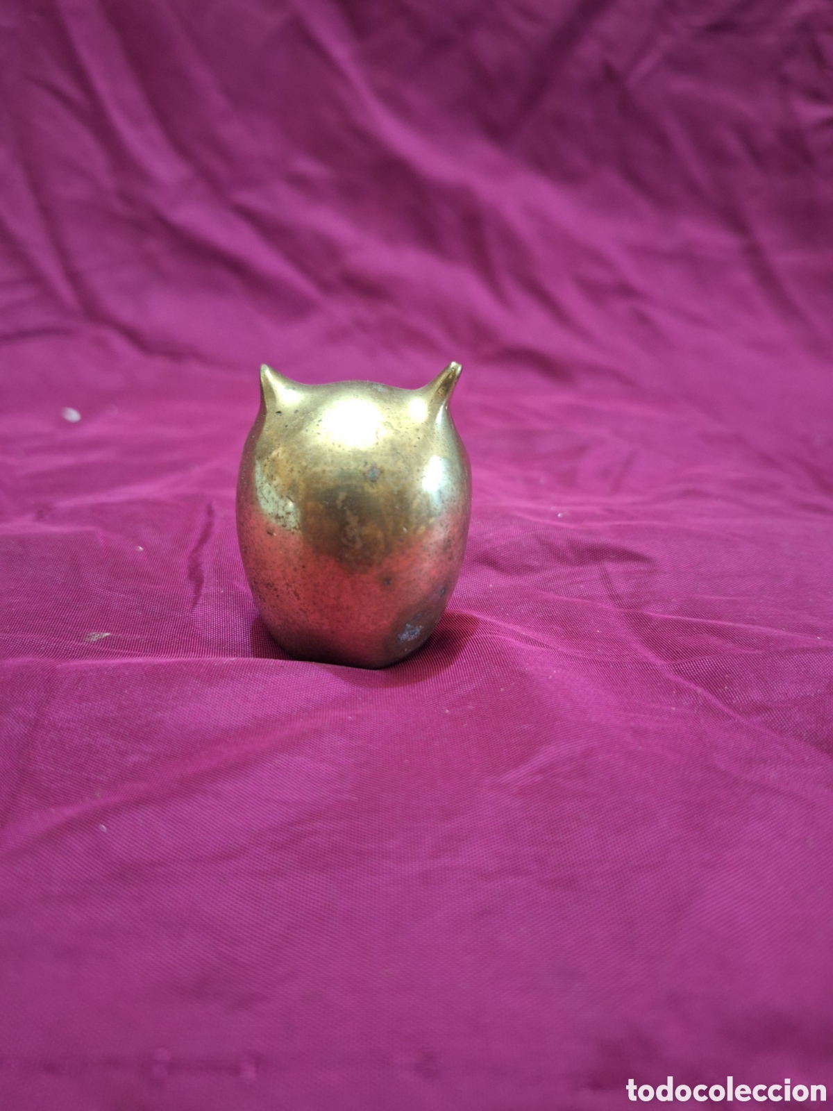 Antig&uuml;edades: Buho de la suerte de bronce - Foto 3