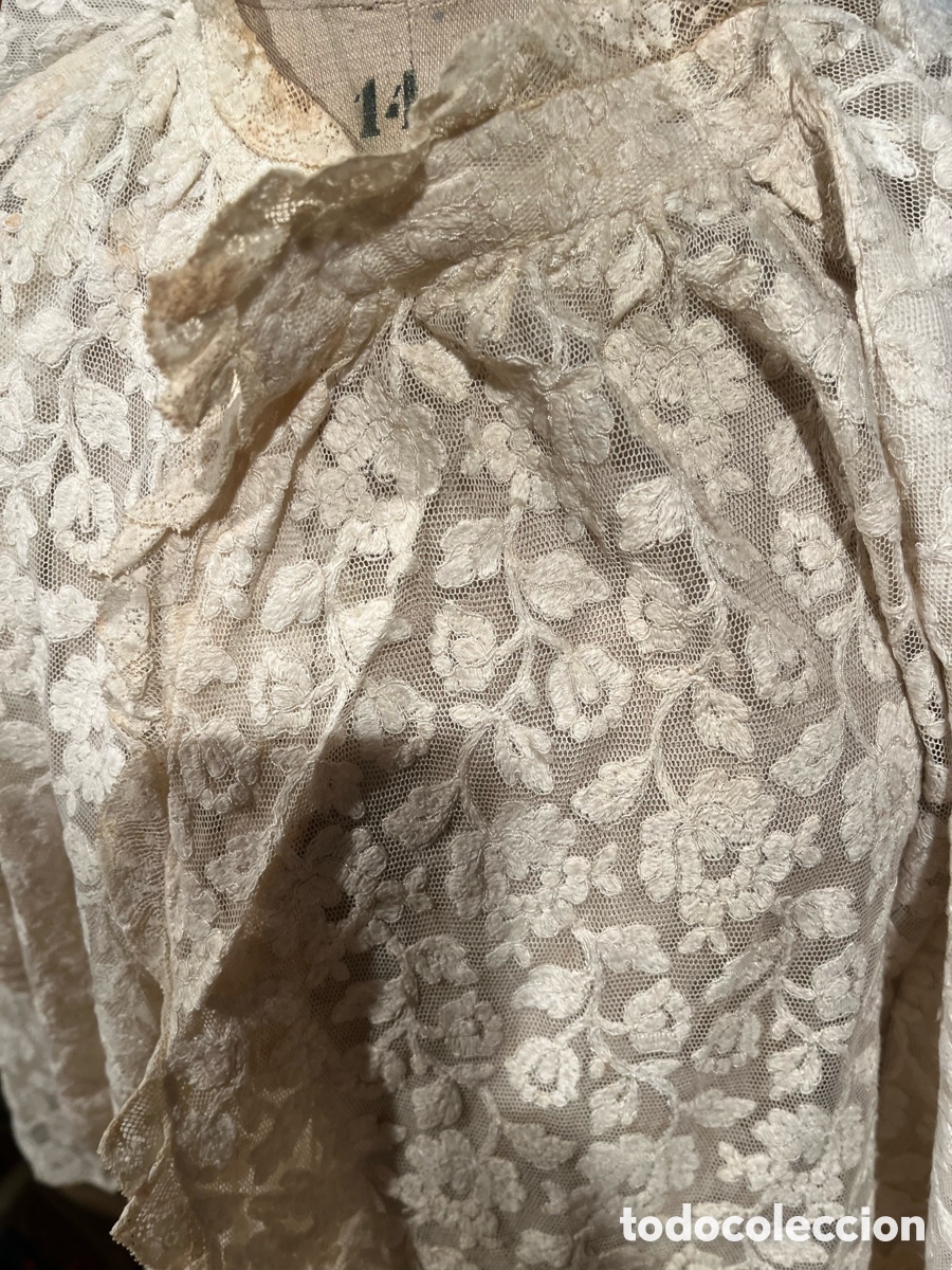 Antig&uuml;edades: CAMISA ECLESIASTICA ANTIGUA - Foto 2