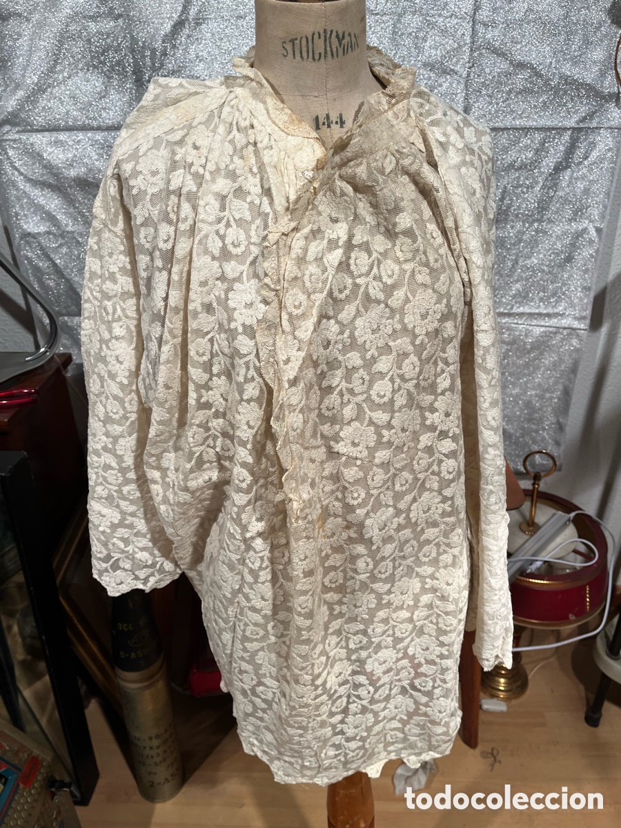 Antig&uuml;edades: CAMISA ECLESIASTICA ANTIGUA - Foto 3
