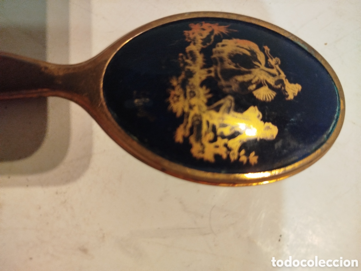 Antig&uuml;edades: Peque&ntilde;o espejo de Limoges - Foto 4