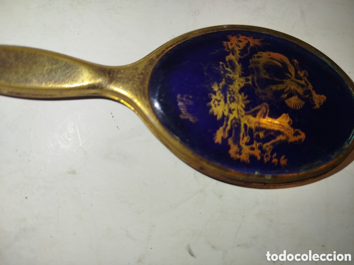 Antig&uuml;edades: Peque&ntilde;o espejo de Limoges - Foto 6