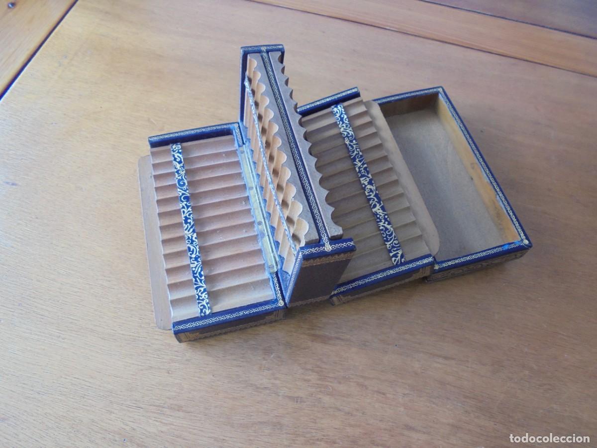 Antig&uuml;edades: ANTIGUA Y ELEGANTE CAJA CIGARRERA - Foto 7