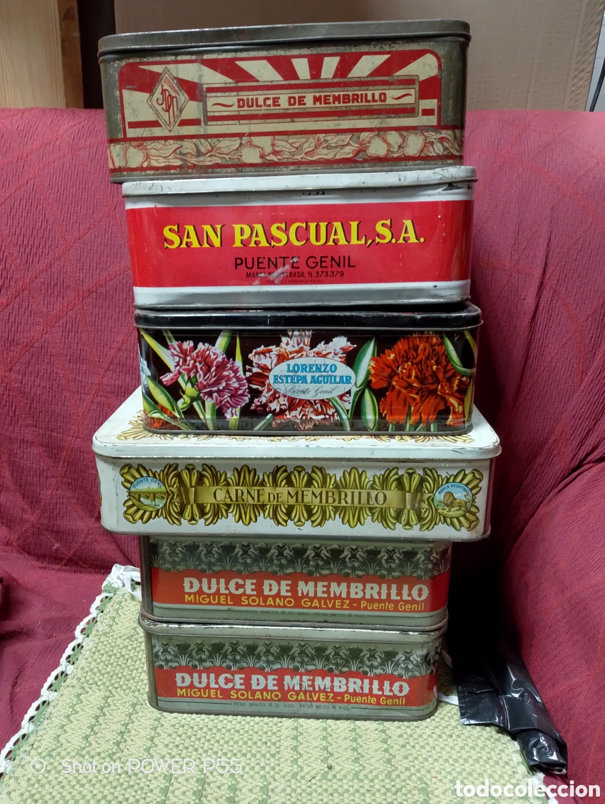Antig&uuml;edades: Latas de membrillo de coleccionista - Foto 6