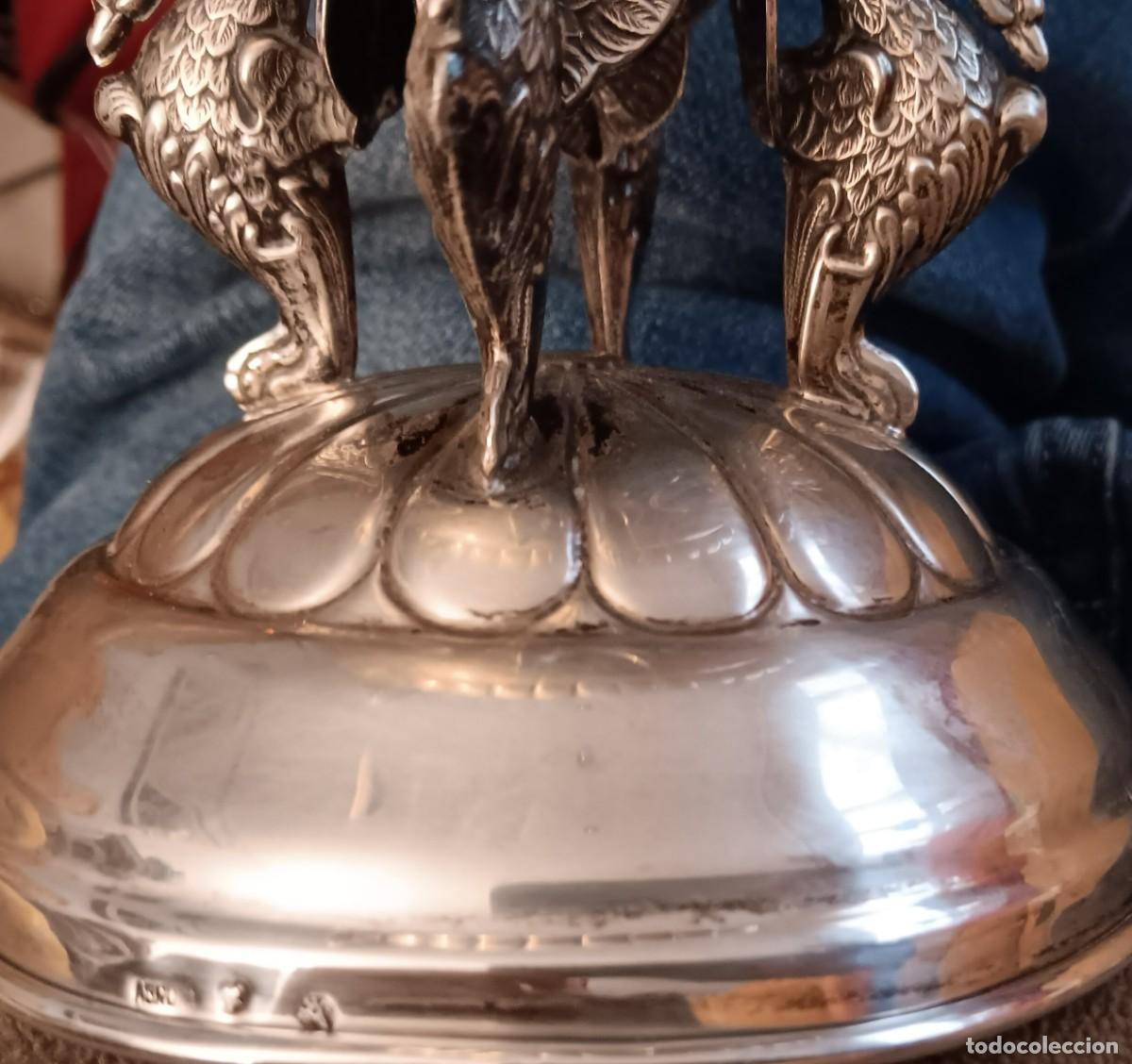 Antig&uuml;edades: Copa de plata punzonada - Foto 8