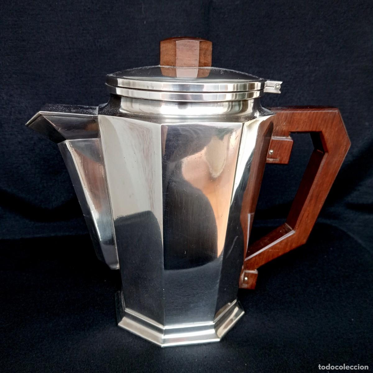Antig&uuml;edades: CAFETERA Y TETERA ART DEC&Oacute; CIRCA 1930 - Foto 4