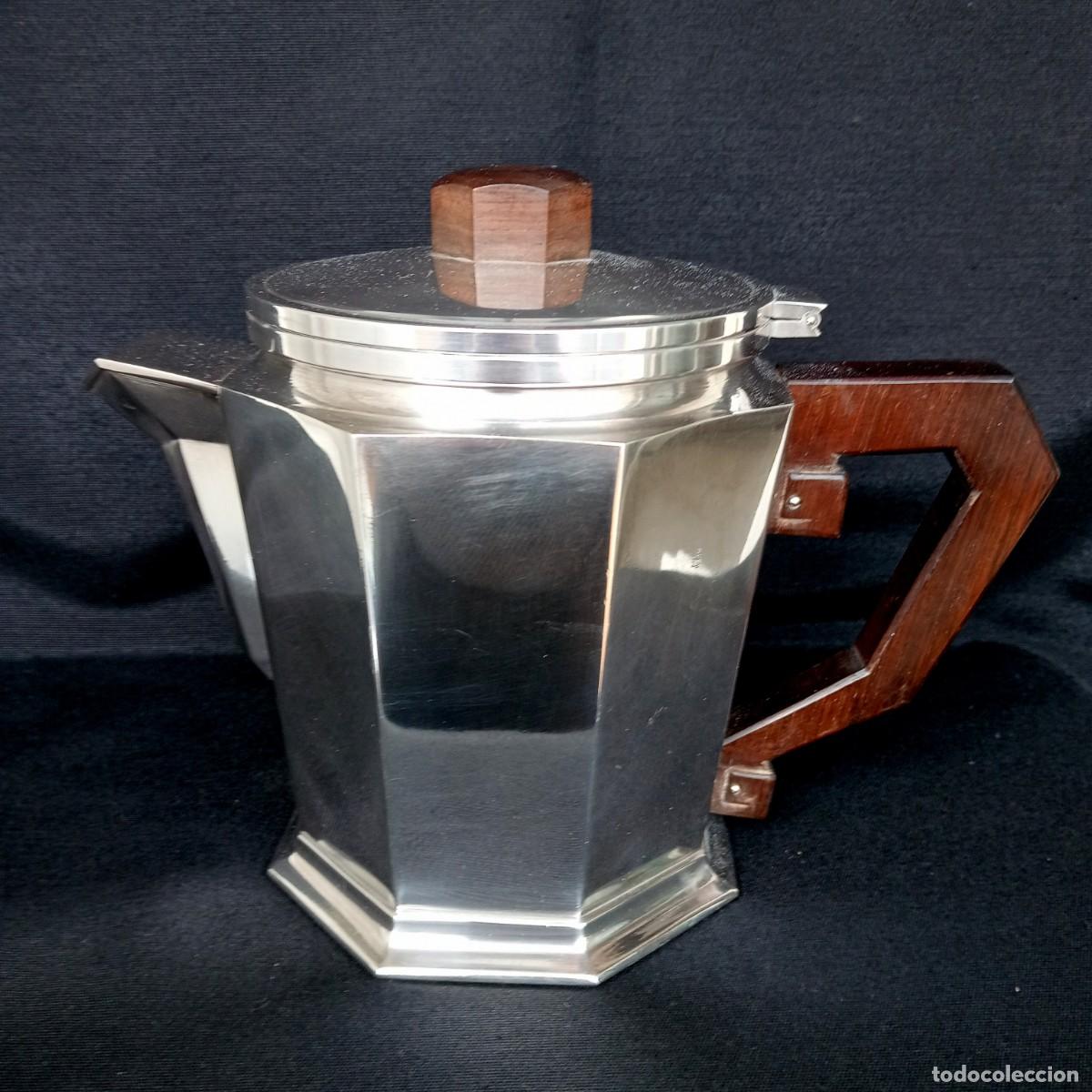 Antig&uuml;edades: CAFETERA Y TETERA ART DEC&Oacute; CIRCA 1930 - Foto 8