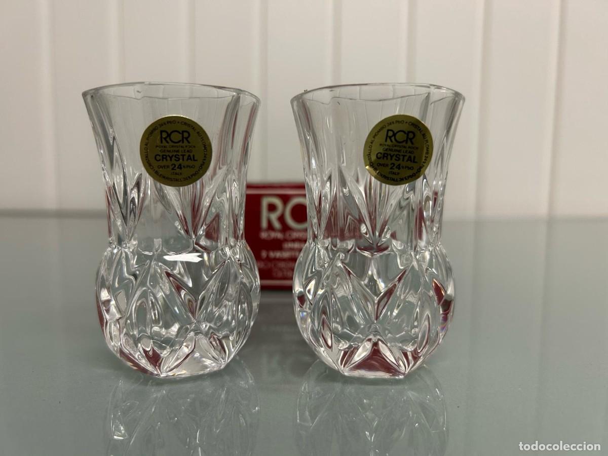 Antig&uuml;edades: 2 Jarras de cristal RCR - Foto 2