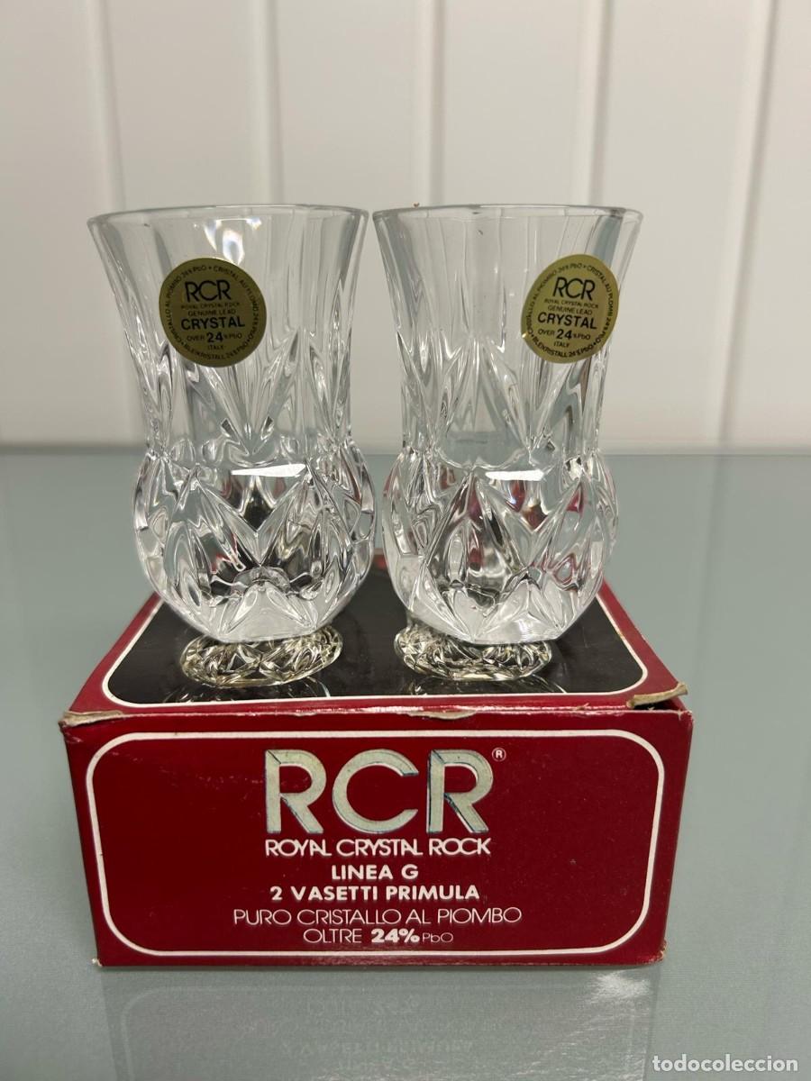 Antig&uuml;edades: 2 Jarras de cristal RCR - Foto 3