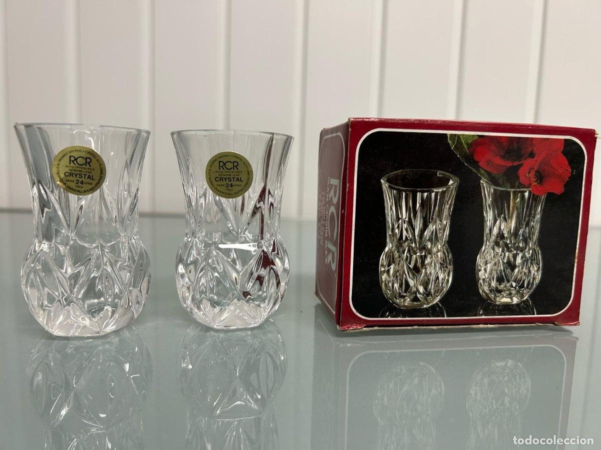 Antig&uuml;edades: 2 Jarras de cristal RCR - Foto 4