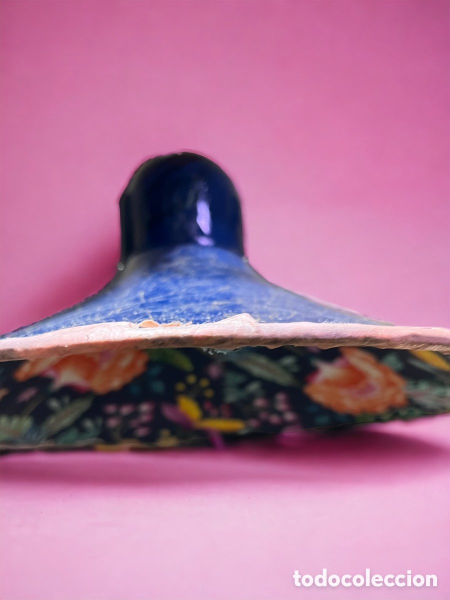 Antig&uuml;edades: L&aacute;mpara de esmalte a&ntilde;os 50 - Foto 5
