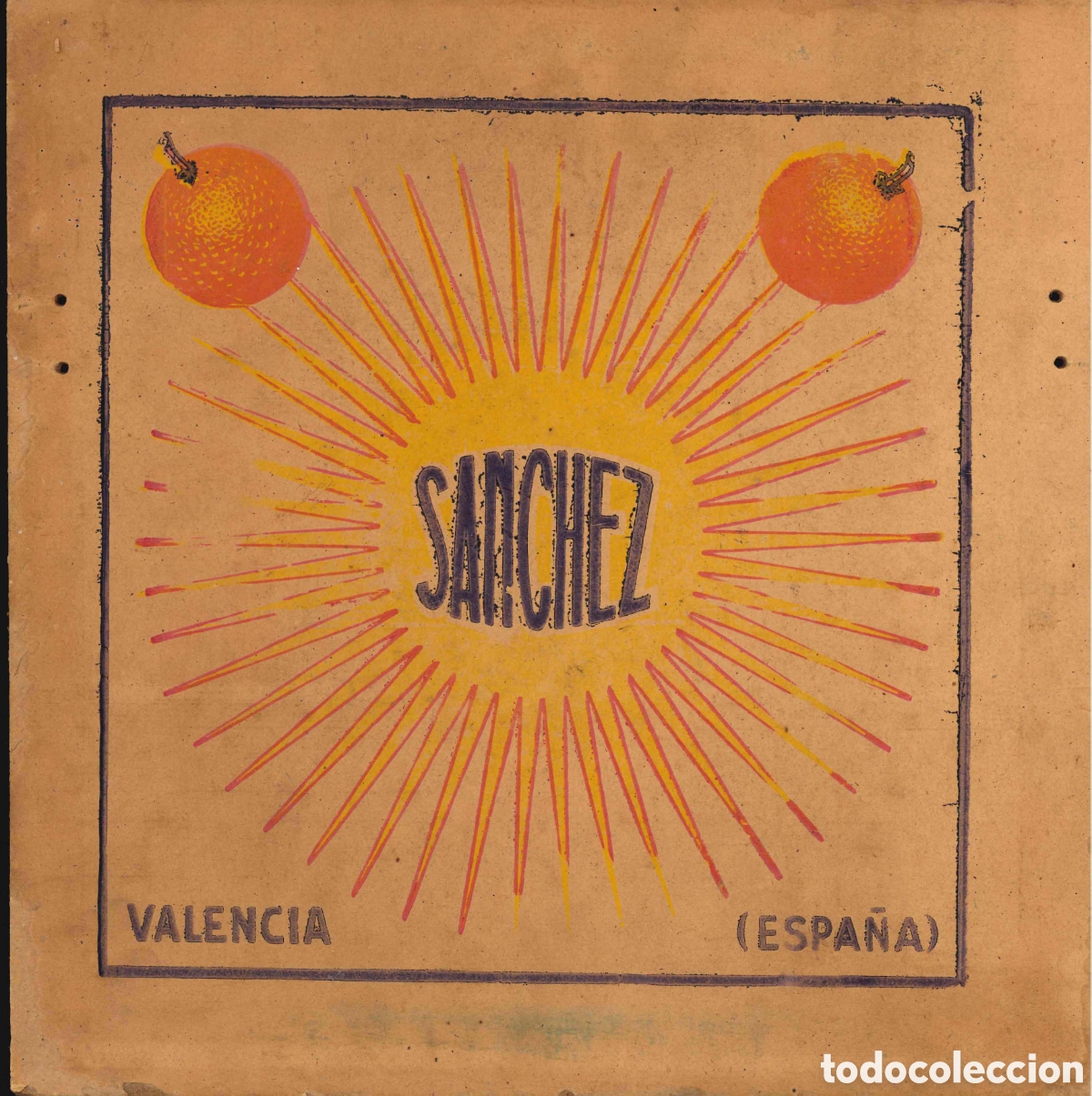 Antig&uuml;edades: Testero naranjas Sanchez - Valencia - Foto 1