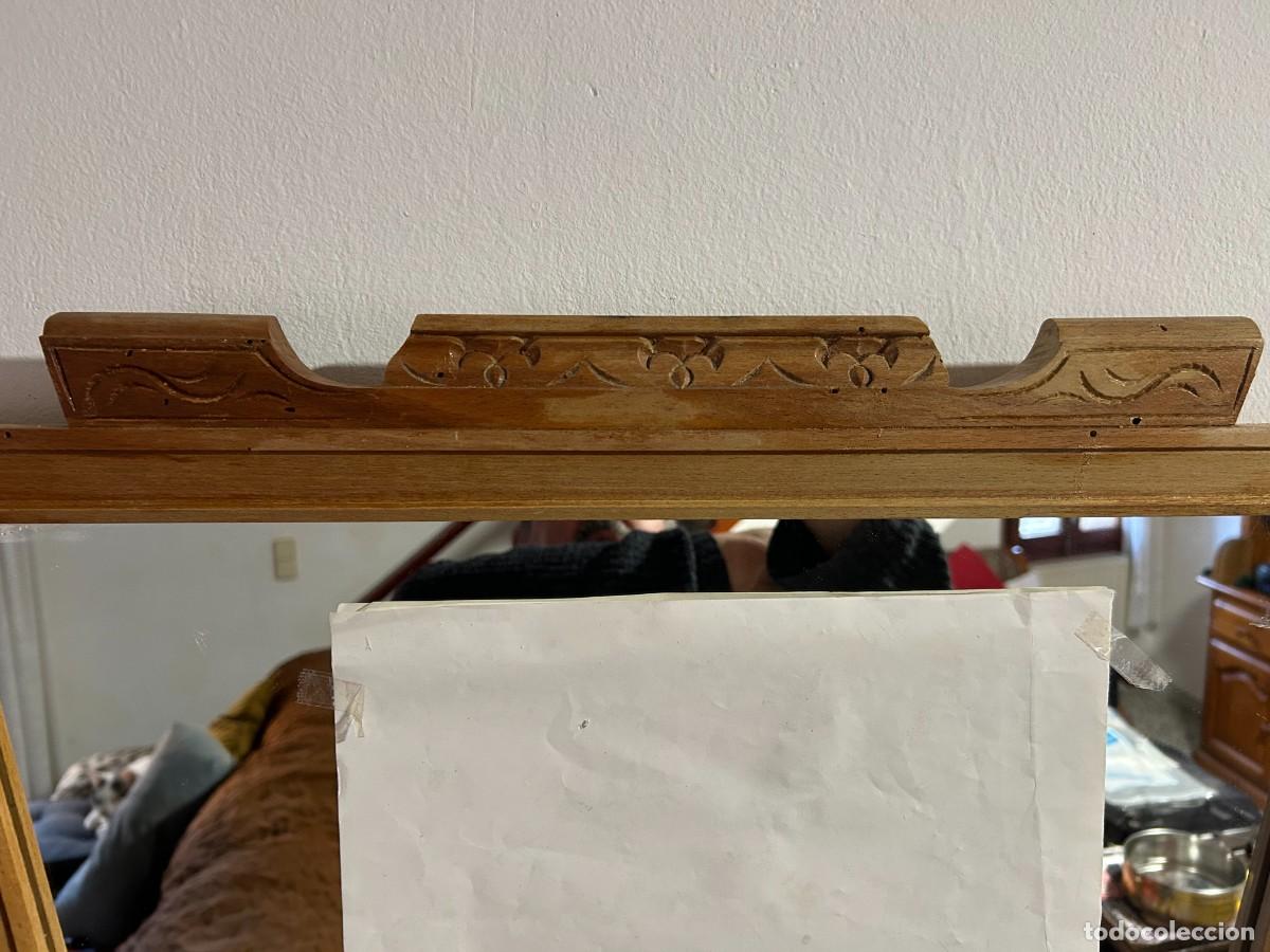 Antig&uuml;edades: Espejo vintage de forma triangular 38 x 62 x 72 - Foto 2
