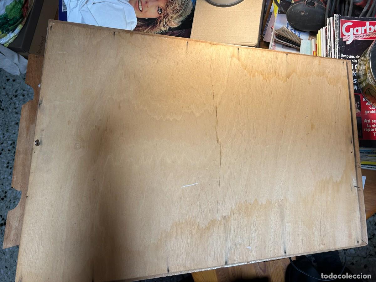 Antig&uuml;edades: Espejo vintage de forma triangular 38 x 62 x 72 - Foto 4