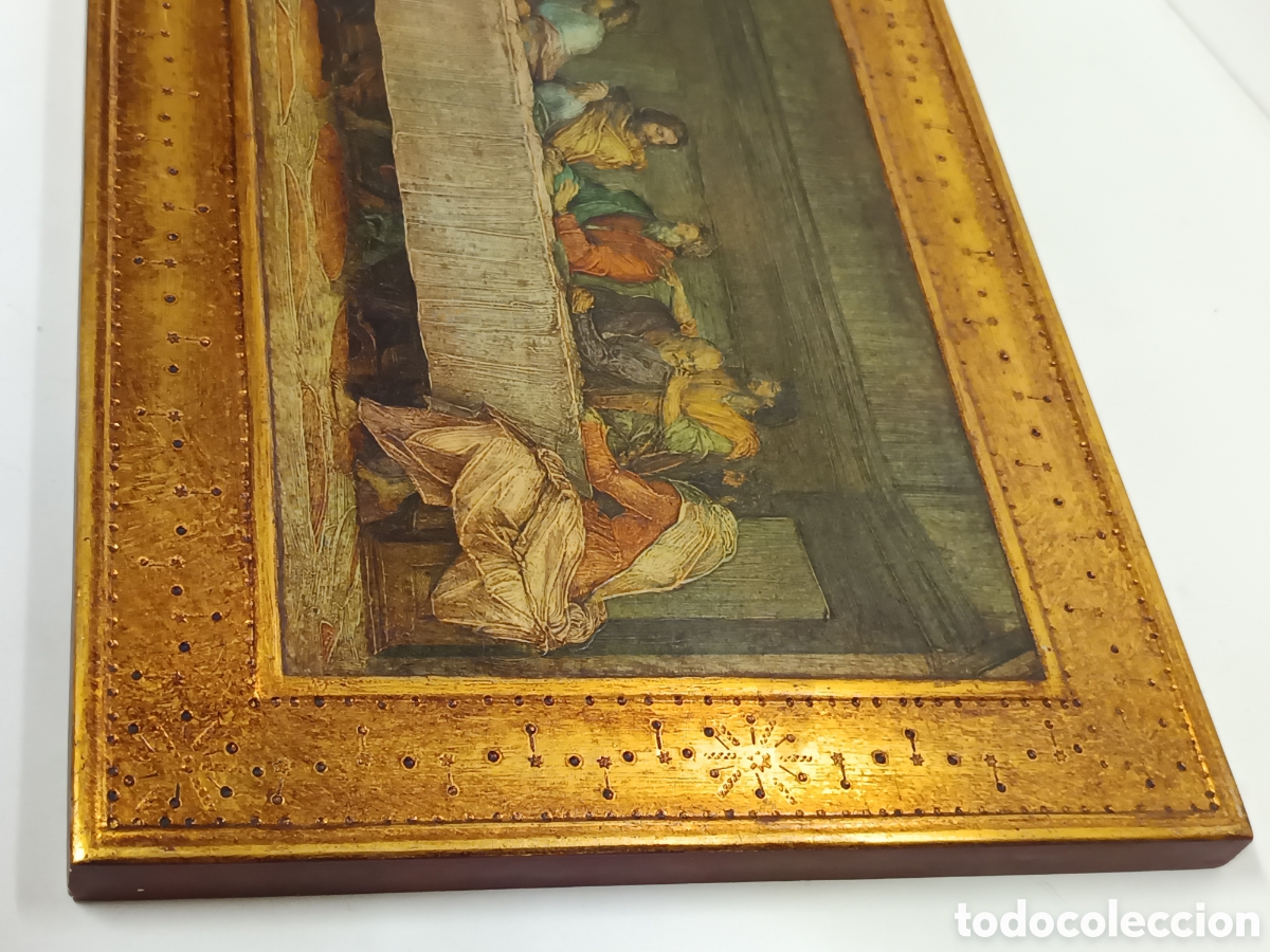 Antig&uuml;edades: Antiguo Retablo &uacute;ltima cena - Foto 2