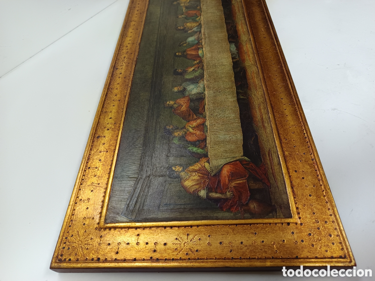 Antig&uuml;edades: Antiguo Retablo &uacute;ltima cena - Foto 3