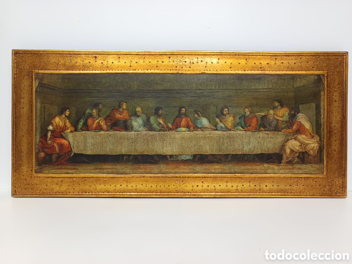 Antig&uuml;edades: Antiguo Retablo &uacute;ltima cena - Foto 1