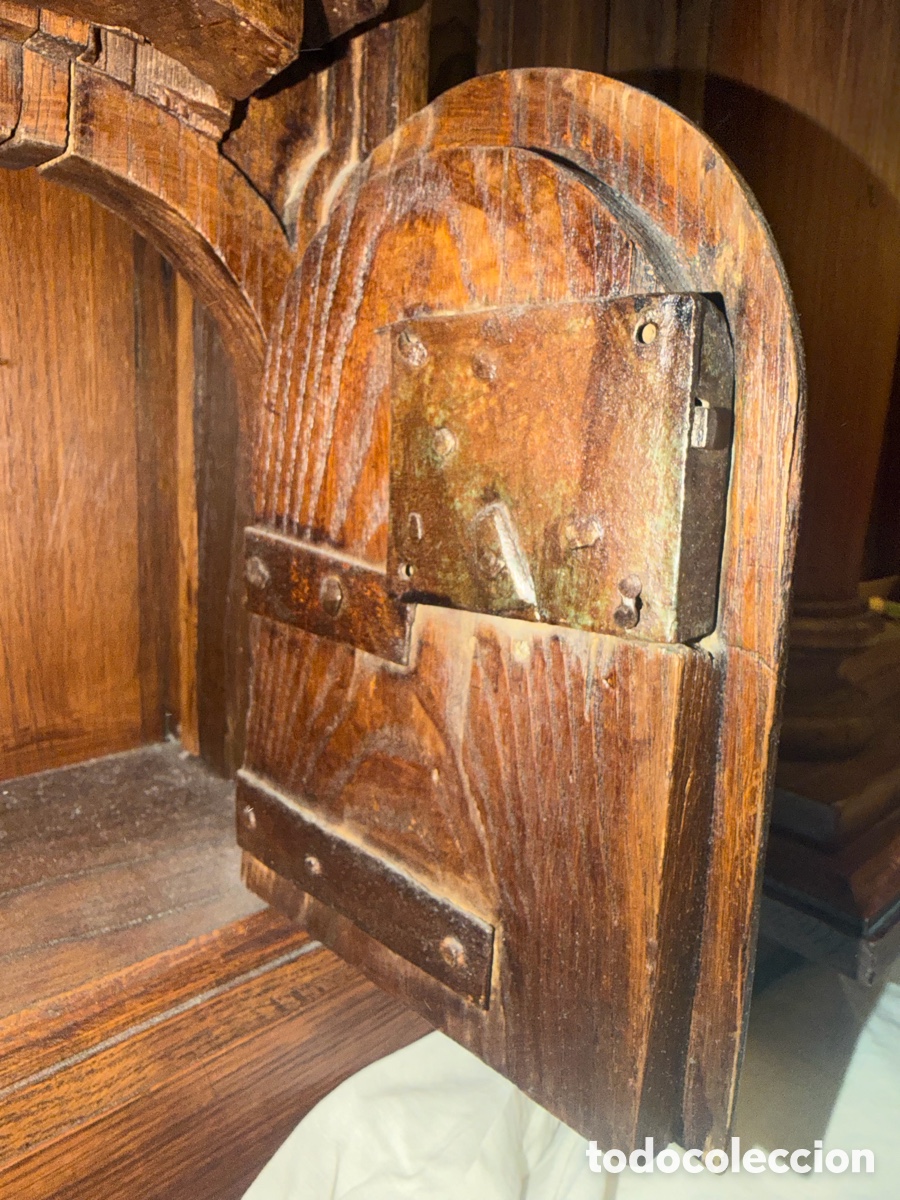 Antig&uuml;edades: cama hecha con antiguo retablo - Foto 3