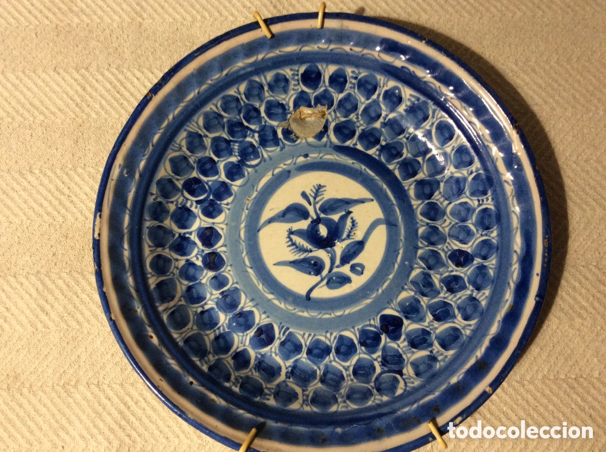 Antig&uuml;edades: Plato Cer&aacute;mica de Manises - Foto 1