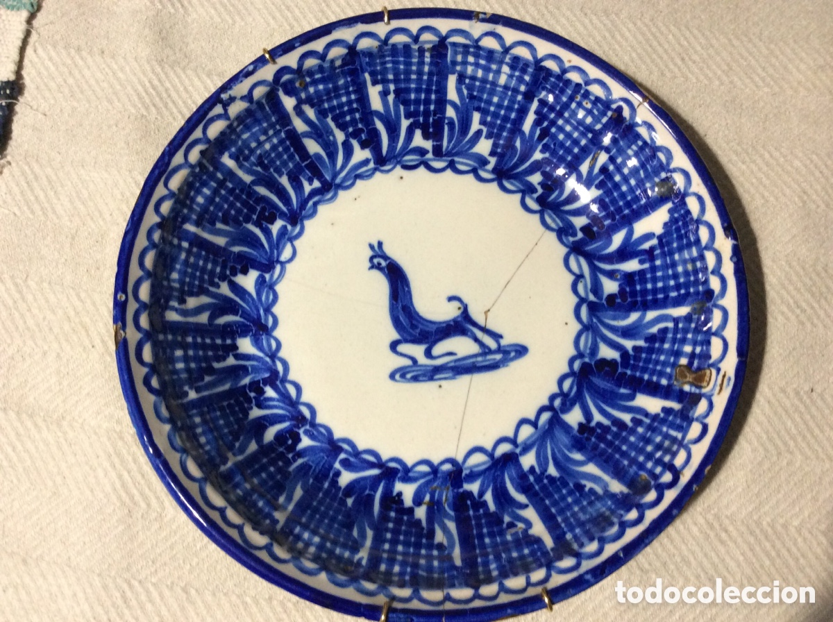 Antig&uuml;edades: Plato cer&aacute;mica. Alcora.? - Foto 1