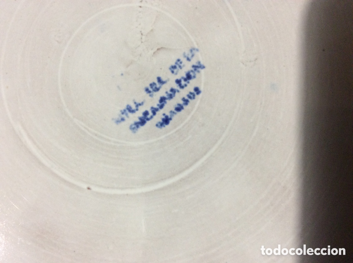 Antig&uuml;edades: Plato cer&aacute;mica Teruel&iquest; - Foto 3