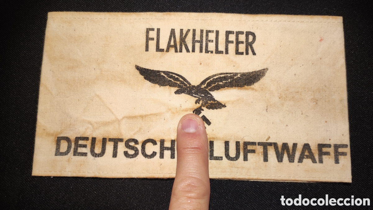Antig&uuml;edades: Brazalete aleman luftwaffe - Foto 1