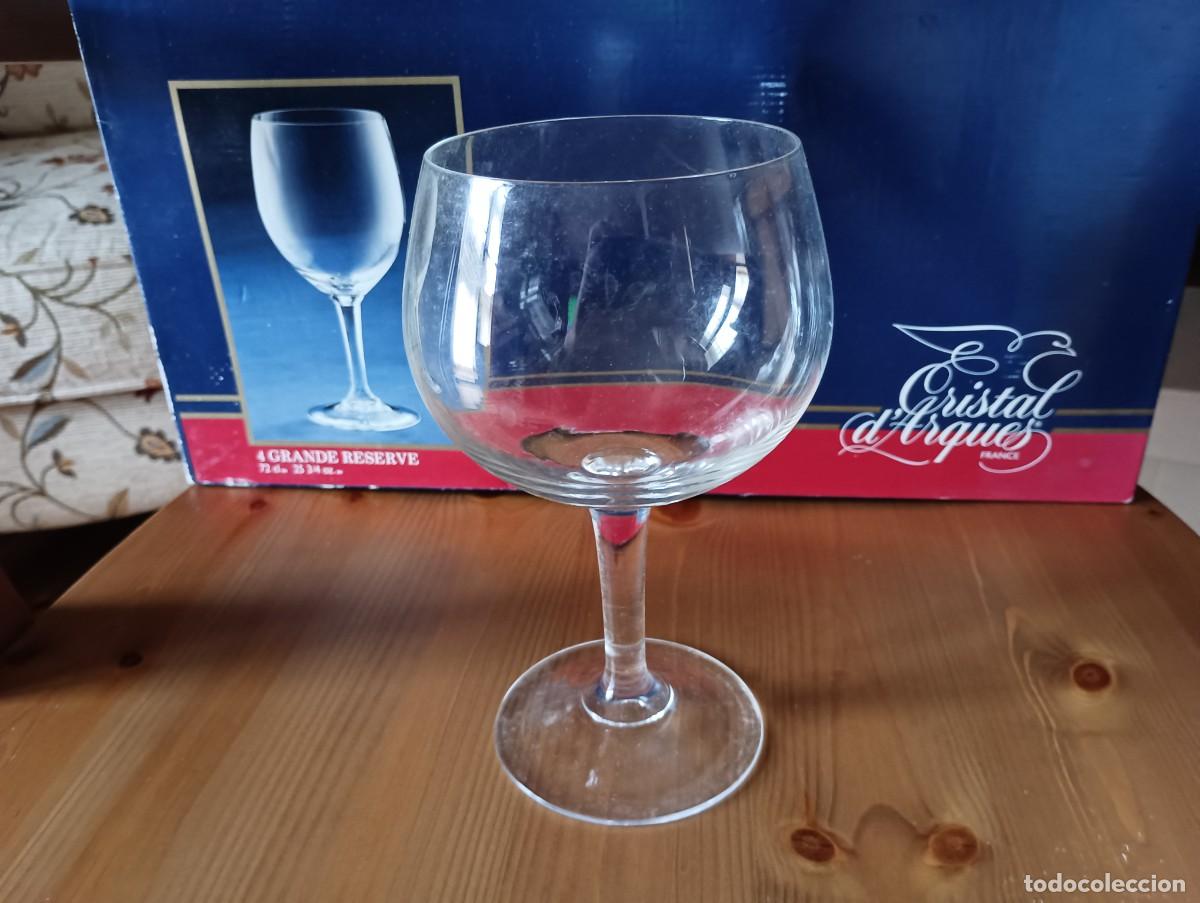 Antig&uuml;edades: COPAS DE CRISTAL DARQUES - Foto 3