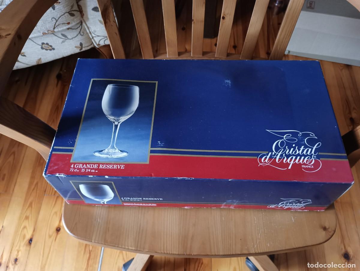 Antig&uuml;edades: COPAS DE CRISTAL DARQUES - Foto 4