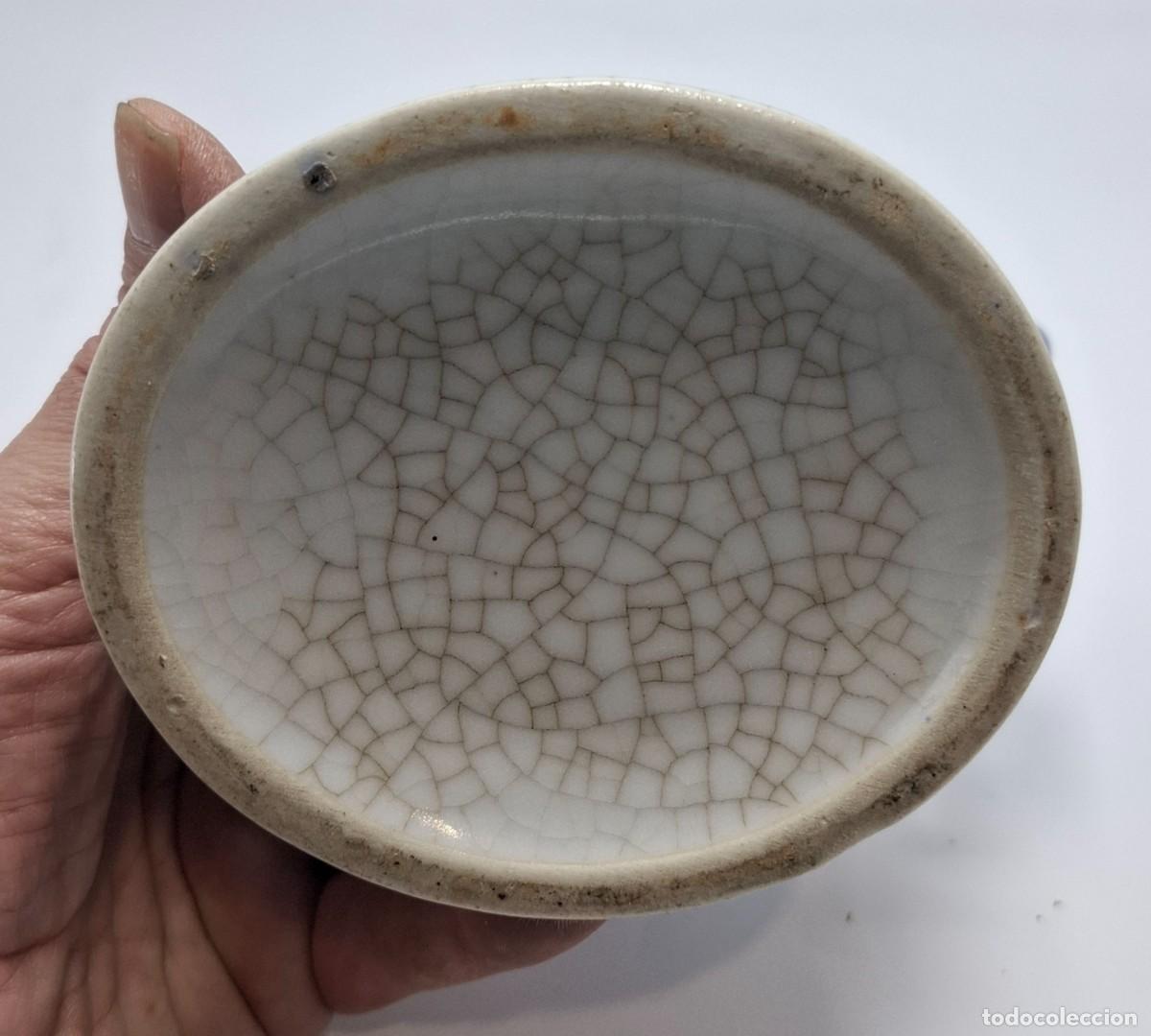 Antig&uuml;edades: + JARRA CHINA CON ASAS AL ESTILO ANTIGUO CON EFECTO CRAQUELE - Foto 5