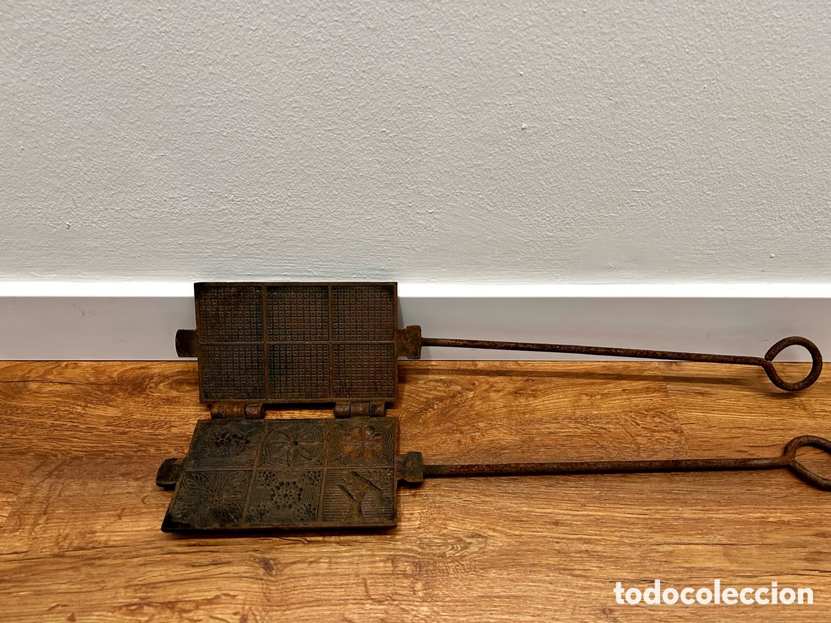 Antig&uuml;edades: Plancha antigua para galletas - Foto 2