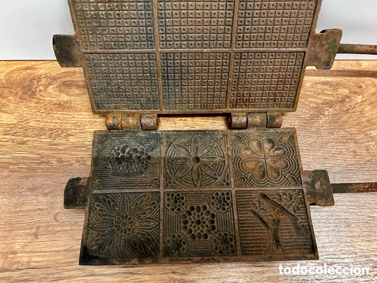 Antig&uuml;edades: Plancha antigua para galletas - Foto 1