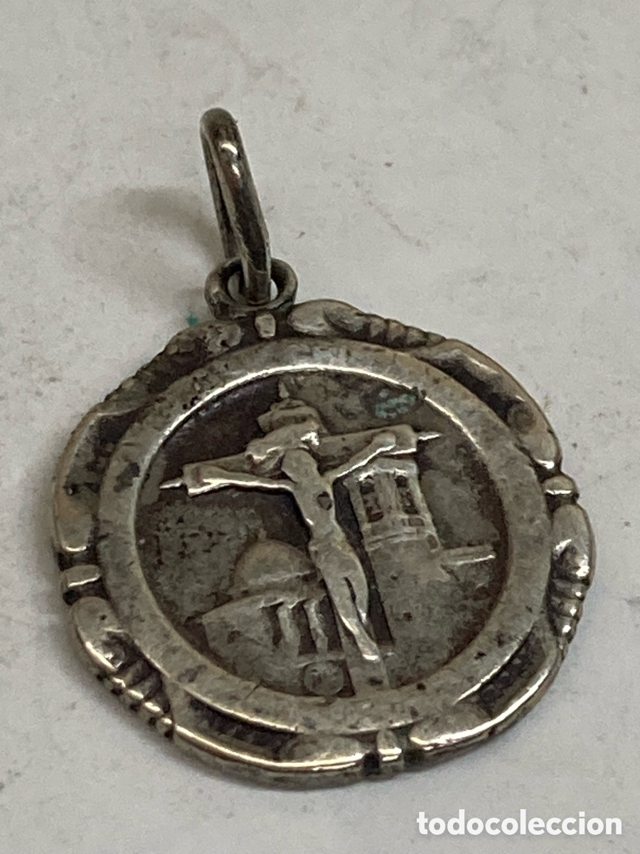 Antig&uuml;edades: Medalla de plata religiosa C491 - Foto 1