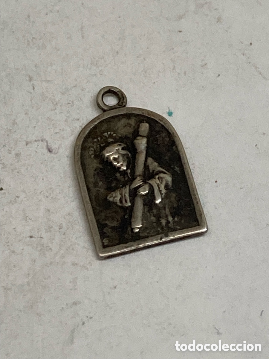 Antig&uuml;edades: Medalla de plata religiosa C491 - Foto 1