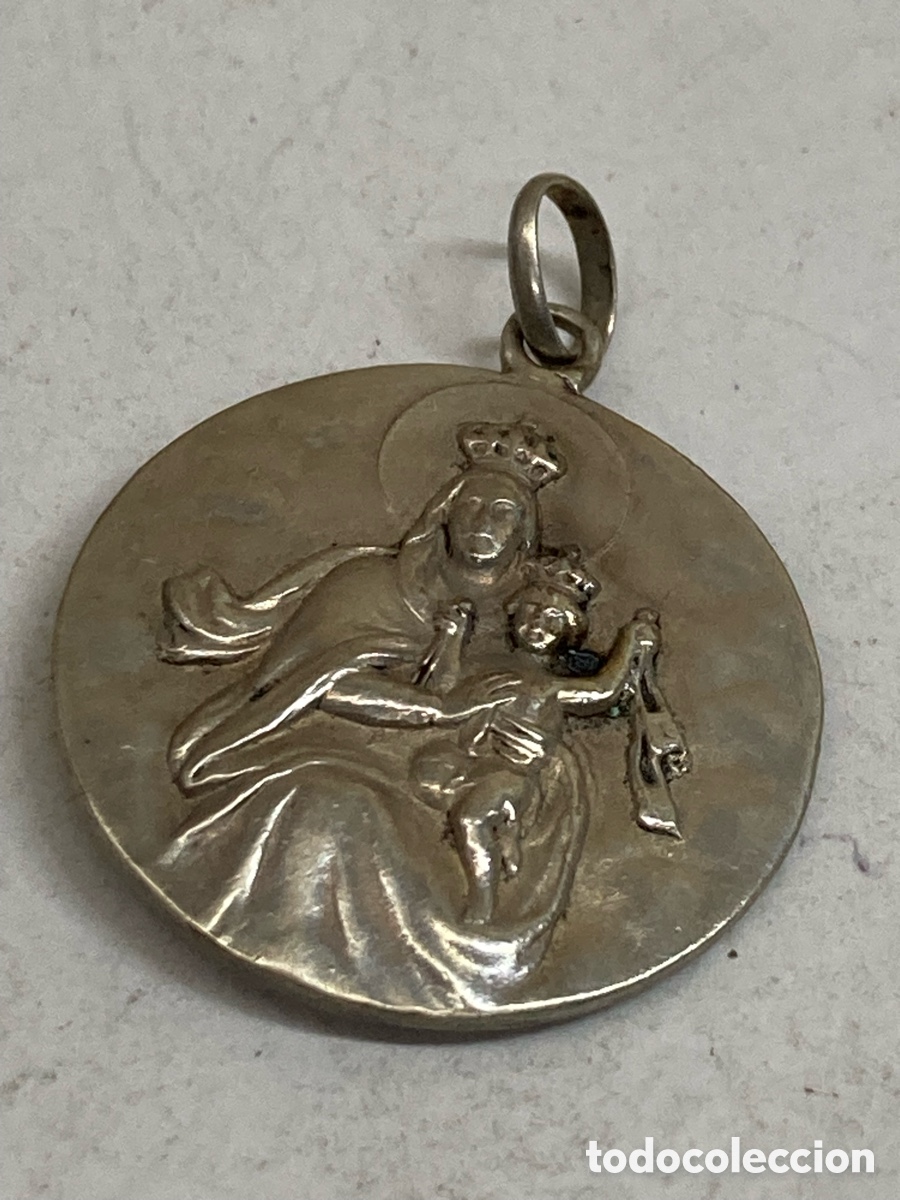 Antig&uuml;edades: Medalla de plata religiosa C491 - Foto 1