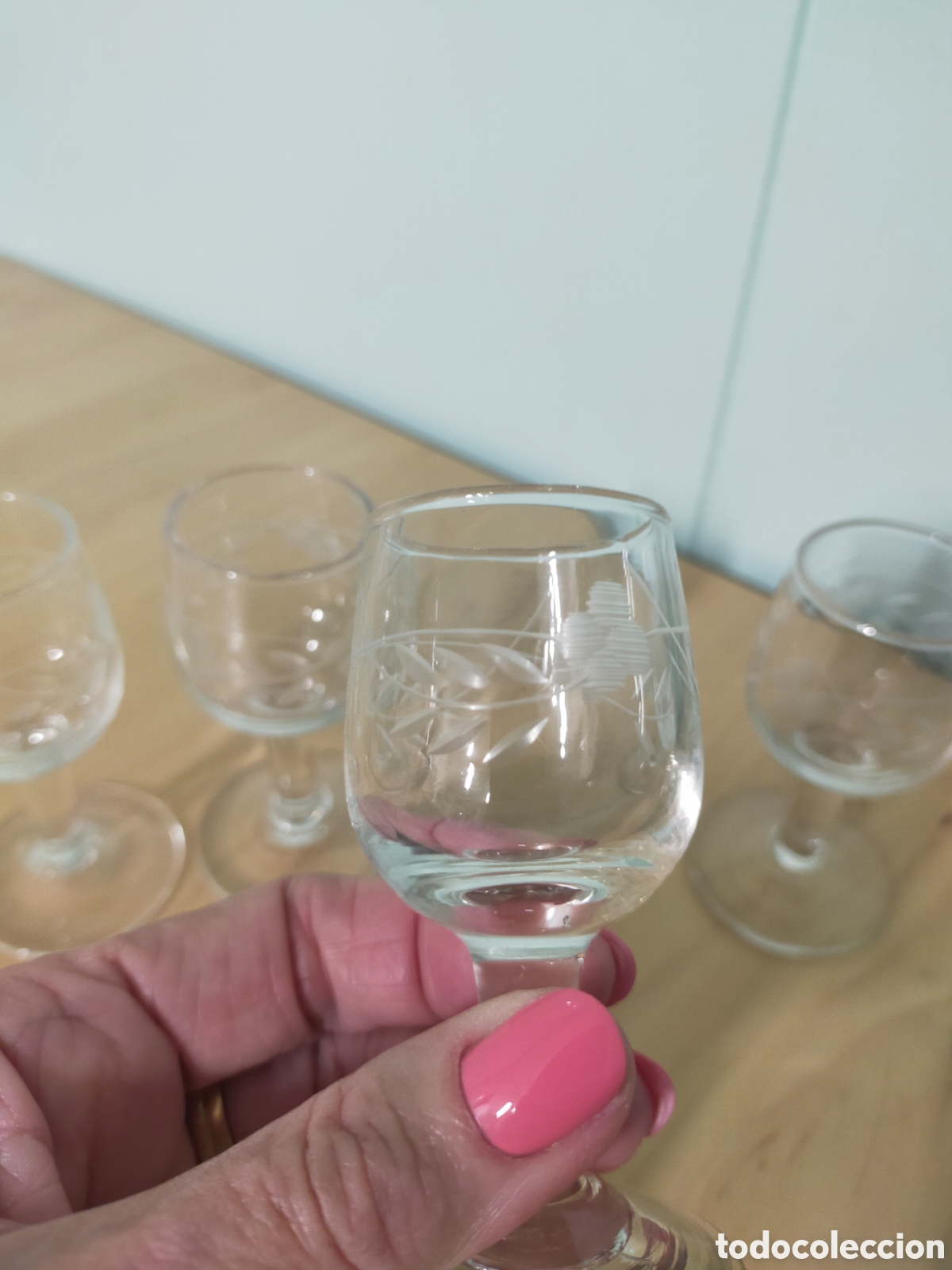 Antig&uuml;edades: Lote 4 copas licor vintage - Foto 4