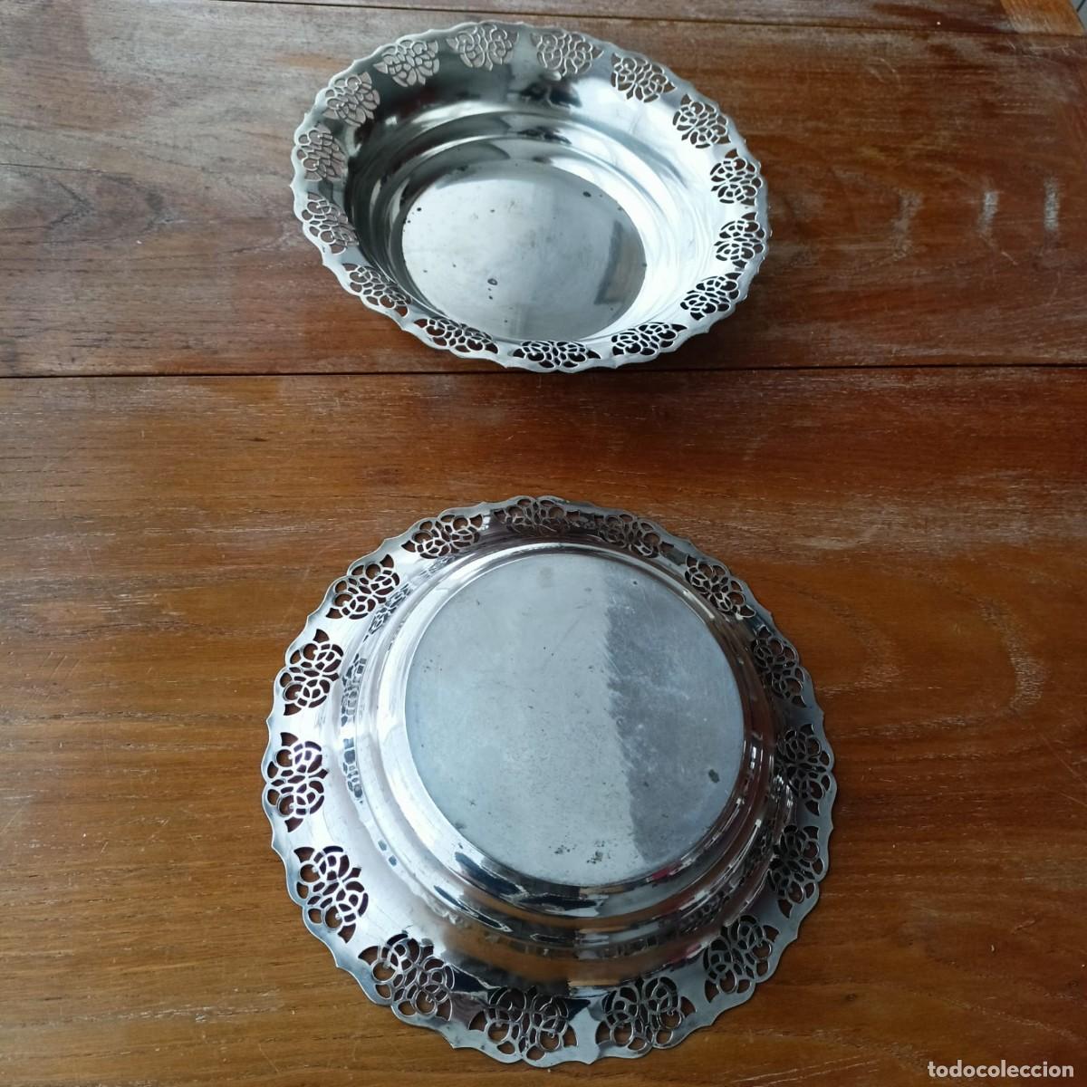 Antig&uuml;edades: Dos bombones ba&ntilde;o de plata - Foto 2