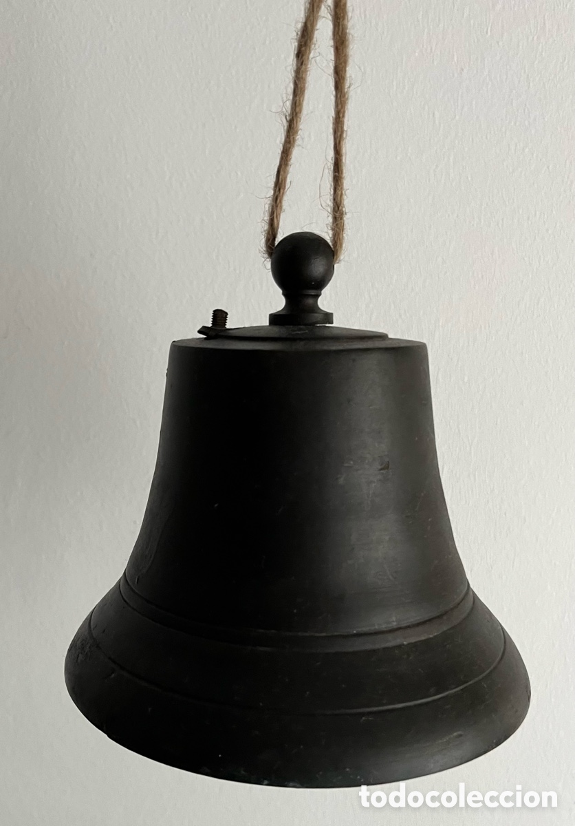 Antig&uuml;edades: Antigua campana de bronce - Foto 5