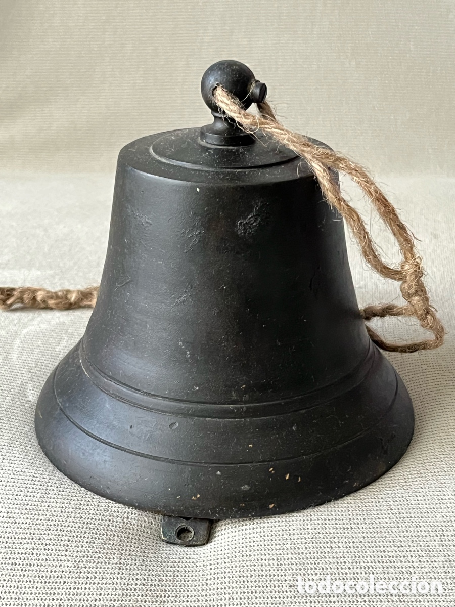 Antig&uuml;edades: Antigua campana de bronce - Foto 1
