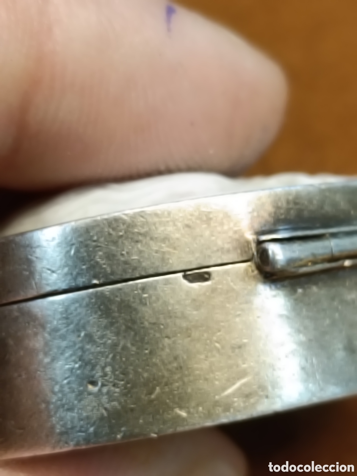 Antig&uuml;edades: ORIGINAL PASTILLERO DE PLATA CON CAMAFEO - Foto 6
