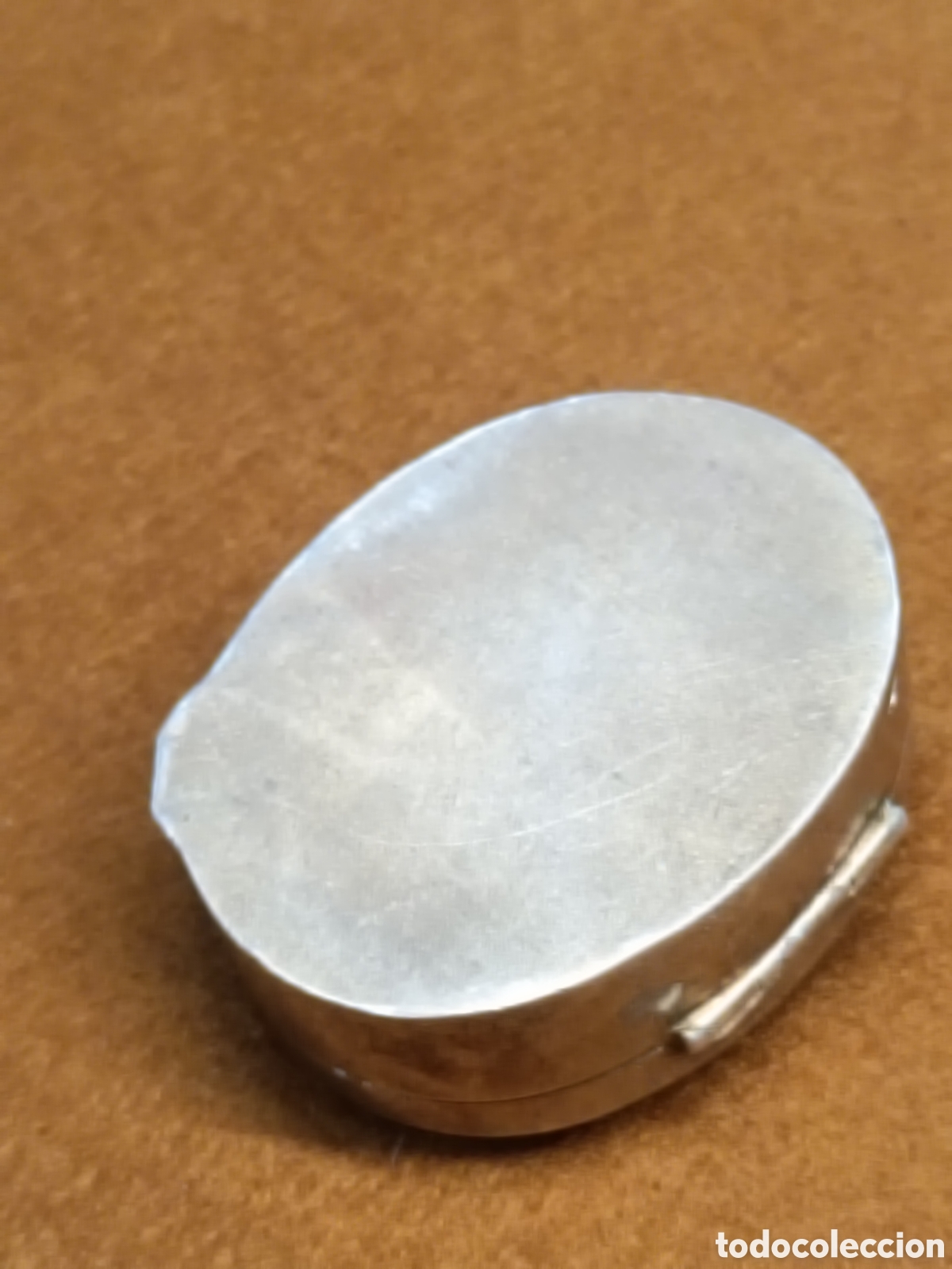 Antig&uuml;edades: ORIGINAL PASTILLERO DE PLATA CON CAMAFEO - Foto 9