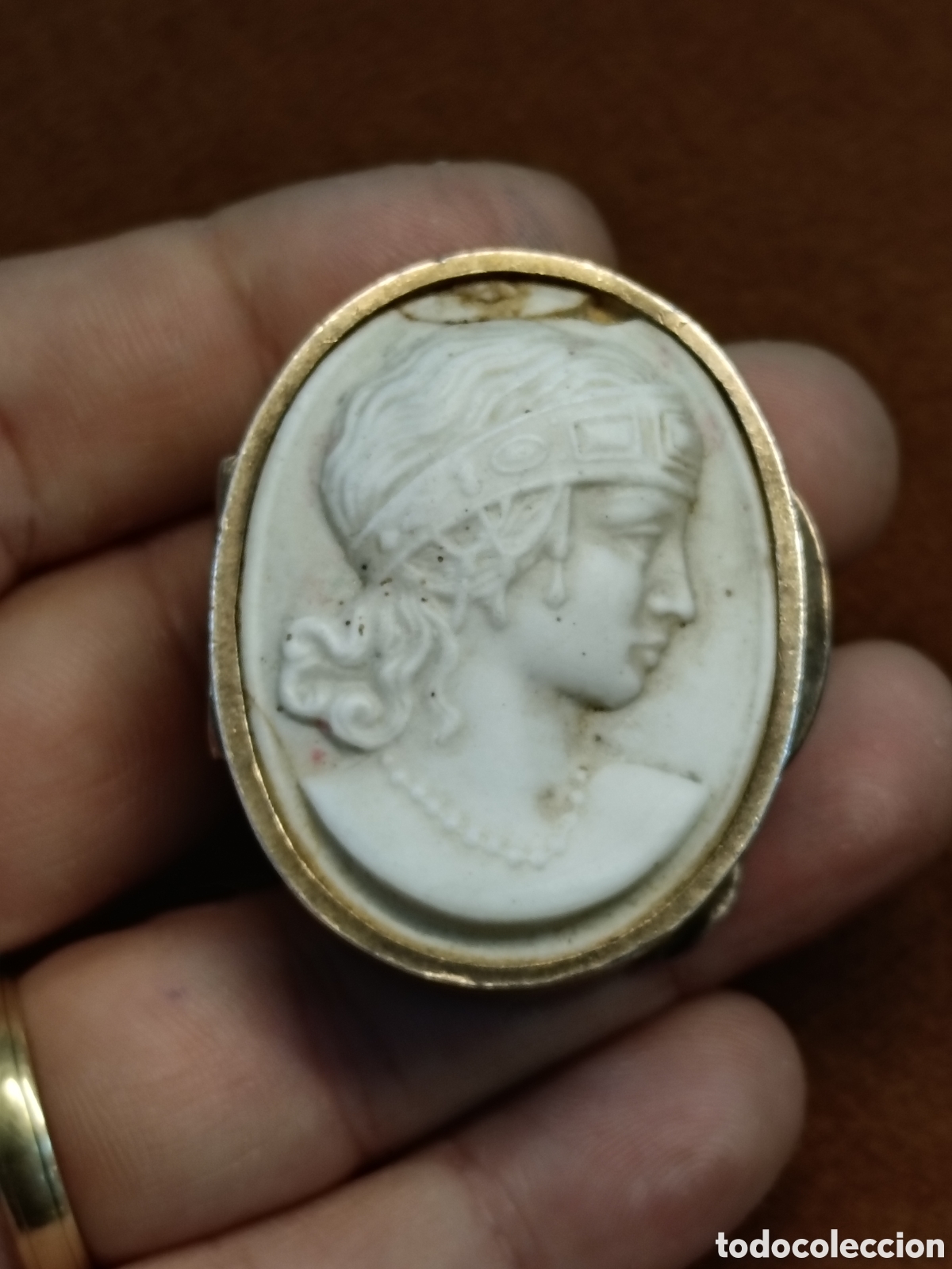 Antig&uuml;edades: ORIGINAL PASTILLERO DE PLATA CON CAMAFEO - Foto 10