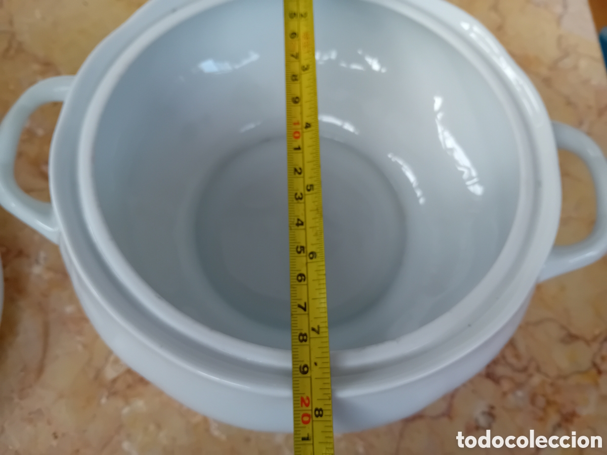 Antig&uuml;edades: sopera porcelana marca Allegro - Foto 5